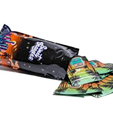 Décadas doces 100 blocos, sacos do alimento, levantam-se os sacos de Mylar, Resealable, calor sealable