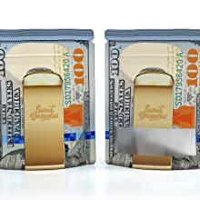 Décadas doces Benjamins sujo 100 blocos, estão acima Mylar ensacam,