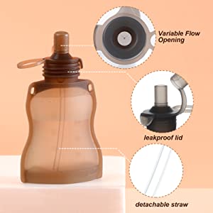 Aquecendo-se armazenando sacos, saco Auto-estando do malote, malote do leite, sacos do malote da prova do escape, saco de pó do leite 3