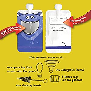 Sacos portáteis do alimento, malote do pó de leite do bebê, sacos do armazenamento, malotes da alimentação infantil, recipiente de pó do leite da fórmula 0