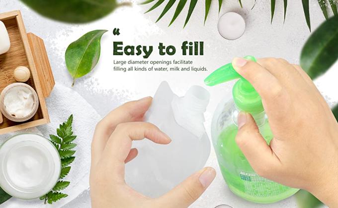 O armazenamento da parte superior, levanta-se o malote do bico, Sanitizer da mão, champô da loção, garrafas do líquido da composição, saco do curso 0