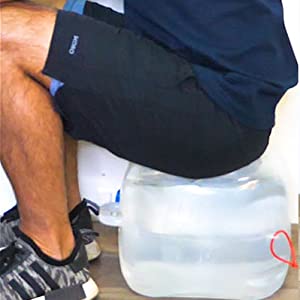 waterstoragecube dobrável durável forte do recipiente da água cantina do portador do tanque de água de 5 galões