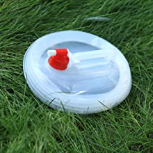 Jarro portátil do armazenamento da água, portador de água, cantina dobrável, caminhada de acampamento do ASSADO do ar livre 4