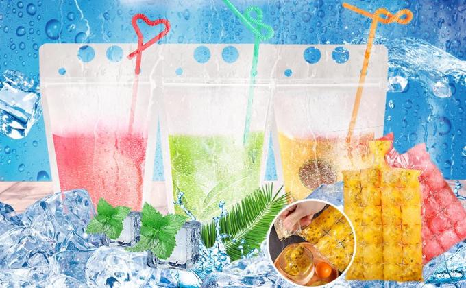 Malotes da bebida, bebidas quente do batido Juice Pouches, frio &, sacos da sopa, pacote do BABADOR, pacote frio do café 4