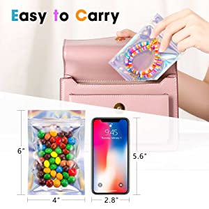 O múltiplo usa o malote de Samll, sacos da amostra para fontes do partido, pestanas falsas, cosméticos, joia 11