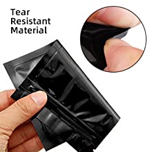 Sacos de Mylar da folha, sacos do malote da folha, sacos multifuncionais do armazenamento, reusável, reciclável, Resealable 7