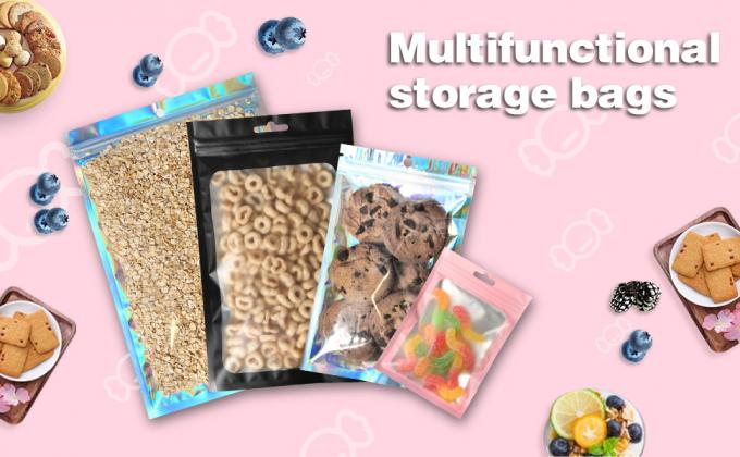 Malote Zip lockk Resealable, sacos de Mylar, sacos Resealable da prova do cheiro, saco do malote da folha de alumínio 0