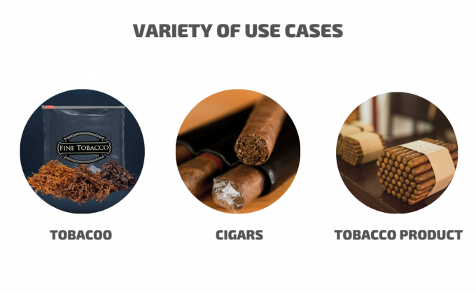 Sacos do cigarro do slider, malotes do charuto do zíper, cigarro fino, sacos de polietileno superiores do fechamento do slider 2