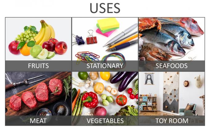 SPN-ONL, sacos para o vegetal, frutos do zíper, carne, peixe, alimentos, refrigerador, saco para frutos secos