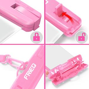 Sacos dobro do telefone do selo do zíper, caso impermeável, tamanho universal, pacote imaculável, dustproof dos Smartphones 1