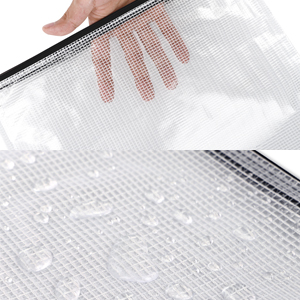 Mini Clear Organizer Pouches, saco de múltiplos propósitos da composição, organizador cosmético transparente pequeno Bag do PVC 4