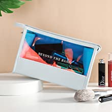 BRILHO HOLOGR&Aacute;FICO, saco cosm&eacute;tico do laser do PVC de TPU, organizador Bags da composi&ccedil;&atilde;o, Jelly Purse, arti'culo de tocador de suspens&atilde;o 1