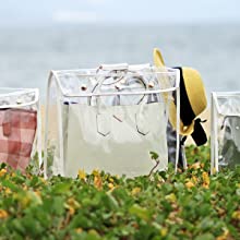 Bolsa luxuosa da bolsa do PVC do projeto elegante, organizador Dust Cover, protetor do saco, fechamento instantâneo magnético 6