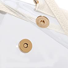 Bolsa luxuosa da bolsa do PVC do projeto elegante, organizador Dust Cover, protetor do saco, fechamento instantâneo magnético 2