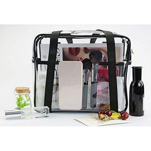 O organizador cosmético do arti'culo de tocador, capacidade impermeável, grande, Tote Bag móvel, zíper underbed do armazenamento leva o saco 2