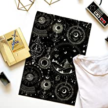  Encarregado do envio da correspondência poli cósmico preto com camisa de t e jogos de Nintendo