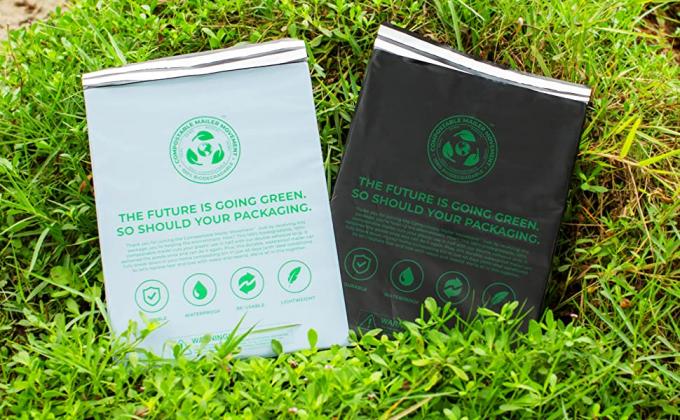 Encarregados do envio da correspondência recicláveis impermeáveis, encarregados do envio da correspondência amigáveis de Eco, sacos de envio para a roupa, empacotamento de envio pelo correio dos envelopes 3