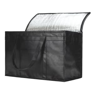 Os sacos do refrigerador da tela não tecida, isolaram o saco do saco, o quente & o frio do alimento da entrega, compras na mercearia, entrega do alimento 2