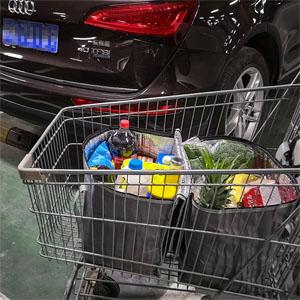 O pano de Oxford isolou sacos de compras na mercearia reusáveis, tamanho do XL, grande saco do refrigerador do piquenique, frio superior Zippered 10