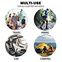 Sacos dos primeiros socorros, Kit Bag, saco médico do armazenamento, malote portátil, medicina da emergência, bolso acessível dos comprimidos 6