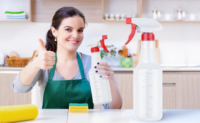 Garrafa de espécime, garrafa do pulverizador do álcool, bocal, solução de limpeza, agregado familiar, uso comercial, industrial 1
