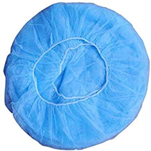 Azul Bouffant do tampão