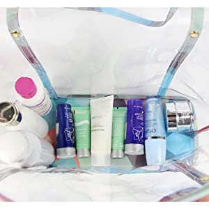 As mulheres ensacam, os sacos do estádio, PVC Tote Bag, bolsa, saco do papel de embrulho do festival, saco cosmético do armazenamento do punho 9