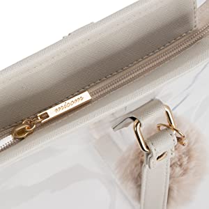 Saco claro do holograma, grande para jogos dos esportes, trabalho, curso da segurança, locais de encontro do estádio ou concerto 7