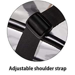 Os sacos claros, estádio aprovado, veem através de Tote Bag, alça, grande saco transparente 7