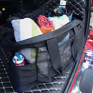 Mesh Beach Bags Totes, bolsos da extra grande, saco de Duffle grande desproporcionado, sacos líquidos, bolsos do produto do mantimento 5