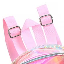 Saco de School Daypack Travel Caming do estudante da trouxa para meninas das mulheres, sacos de cord&atilde;o, arco-&iacute;ris multicolorido 4