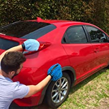 Do carro limpo dos acessórios do carro a limpeza de lavagem ajustou 7 em 1 jogo portátil da lavagem de carros, espanador da escova, toalha do carro de Microfiber 12