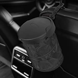 Saco de suspensão do lixo do carro, escaninho de lixo do carro de Collapsible Portable Waterproof do organizador da Escape-prova dos bolsos do armazenamento 15