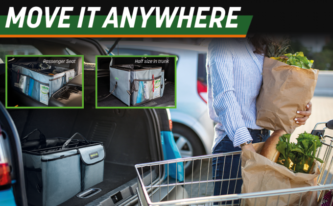 Recipiente de armazenamento, organizador de couro impermeável do tronco de carro da caixa do armazenamento do plutônio, consoles automotivos & organizadores 4