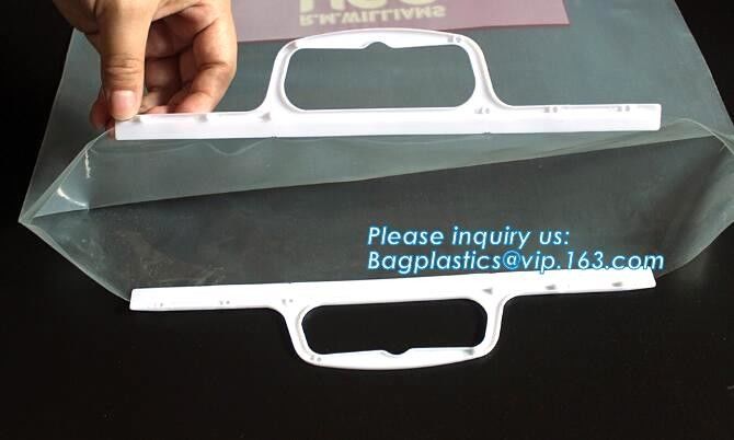 Saco compostable biodegradável para a roupa do roupa interior, saco instantâneo rígido 0 do punho do gancho do gancho do biquini do punho do selo