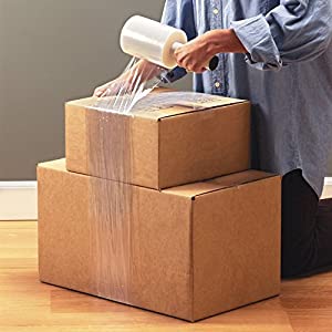 A força industrial do filme do envoltório do estiramento adere-se claramente fontes plásticas da pálete | ● de embalagem deaderência durável que move 0