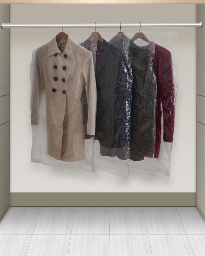 Sacos de rolo polis do vestuário da tinturaria, imprimindo o vestuário da lavanderia da tinturaria que cobre o saco poli no rolo, vestuário 3 do terno da lavanderia