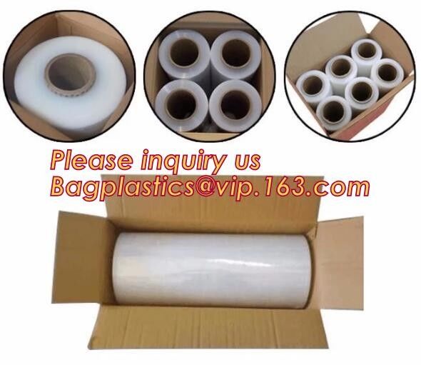 O PE encolhe o branco 4m x 50m 210um do filme, envoltório automático do psiquiatra do calor do filme de POF, bloco de filme shrinkable 5 do psiquiatra da etiqueta do produto comestível POF