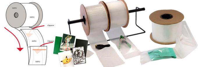 Sacos automatizados máquina, auto sacos de rolo de embalagem plásticos polis perfurados pre abertos, ensaque do LDPE 2