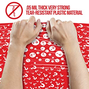 Saco gigante da bicicleta do presente enorme, extra grande desproporcionado, enorme resistente, sacos atuais do papel de embrulho do Xmas 5