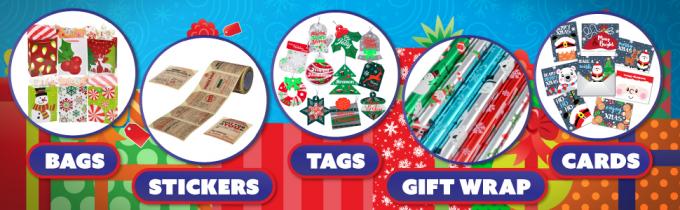 Saco gigante da bicicleta do presente enorme, extra grande desproporcionado, enorme resistente, sacos atuais do papel de embrulho do Xmas 7