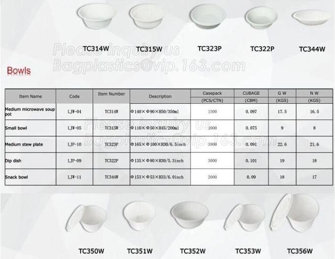 100% biodegradável e polpa compostable da cana-de-açúcar que empacota a placa de papel descartável, vagabundos ovais da placa de papel do baggase da cana-de-açúcar