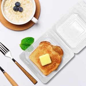 O bloco dobrável articulado parte superior da salada da bolha, recipiente da preparação da refeição do compartimento hermético leva embora a lancheira 8