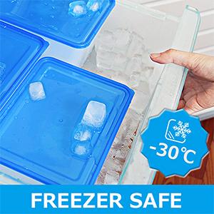 Recipientes de armazenamento reusáveis do alimento do congelador com tampas, Microwaveable livre de Bento Box BPA dos grupos do recipiente da preparação da refeição 1