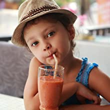 As palhas bebendo do PLA, palhas gigantes de CPLA, envolvidas individualmente, planta basearam palhas Compostable de Flexi, cocktail 20