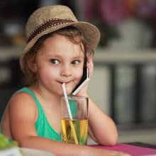 As palhas bebendo do PLA, palhas gigantes de CPLA, envolvidas individualmente, planta basearam palhas Compostable de Flexi, cocktail 18