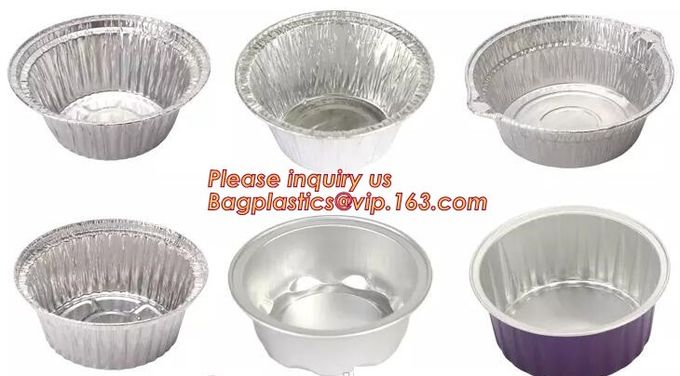 O retângulo deu forma a tampas de alumínio descartáveis de Pan Take-Out Food Containers With da folha de alumínio/sem tampa 16