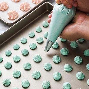 Os sacos biodegrad&aacute;veis do encanamento da pastelaria, endurecem decorando sacos, kits de suprimentos de cozimento dos doces das cookies, sacos de congelamento 14