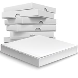 A caixa de papel feita sob encomenda da embalagem da pizza corrugada com tamanho diferente, recicla a lancheira simples de papel do pacote da pizza 3