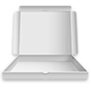 A caixa de papel feita sob encomenda da embalagem da pizza corrugada com tamanho diferente, recicla a lancheira simples de papel do pacote da pizza 4